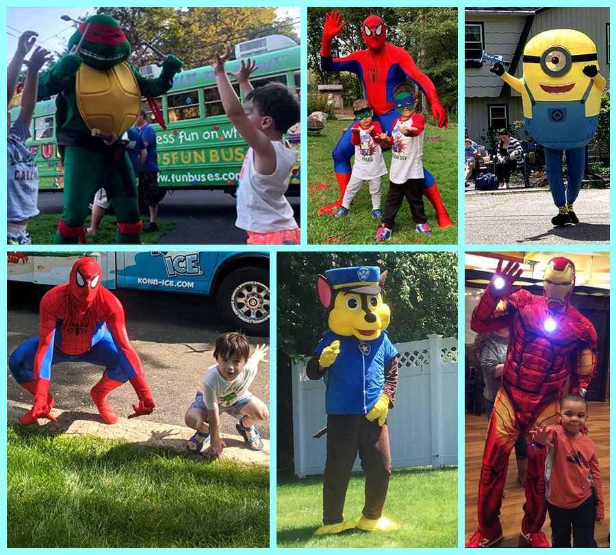 Costumed Characters for Children's Party