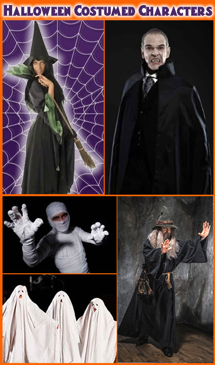 Halloween Costumed Characters For Hire